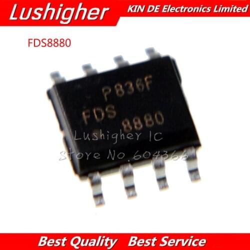 10pcs 8880 SOP8 SOP FDS8880 SOP-8 New Original
