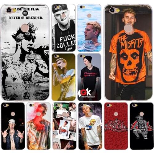 122H Mgk Machine Gun Kelly Lace Up Silicone Soft Tpu Cover phone Case for xiaomi redmi 4a 6a 4x note 5a pro mi a1