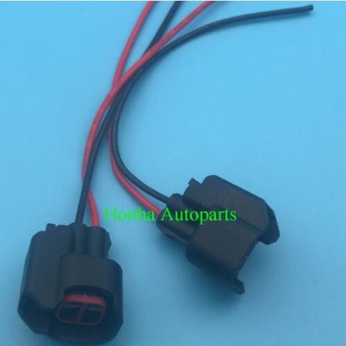 Free shipping 8/10/20/50/100 pcs Rear ABS Wheel Sensor connector with wire or without wire