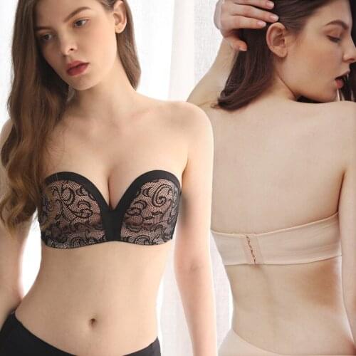 Seamless Invisible Strapless Tops Lady Push Up Gather Bralette Wire Free Tube Top Thin Non-slip Beauty Back Bra Section Received