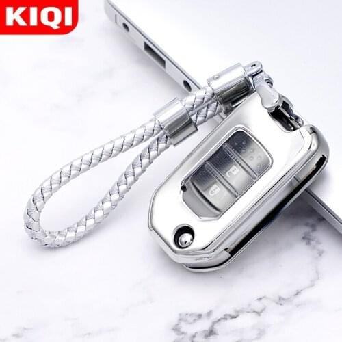 TPU Car Key Case Cover Key Chain Ring for Honda Accord Civic CR-V HR-V Jade Crider Odyssey 2015-2019 Key Soft Shell Protector