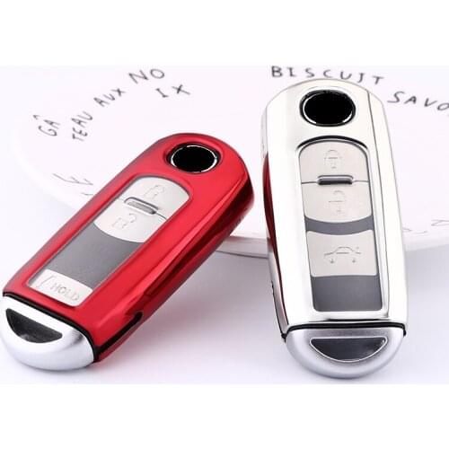 Car Smart Key Shell Cover Bag Key Case For Mazda 3 6 CX5 CX7 323 626 Familia Accessories Key Wallet