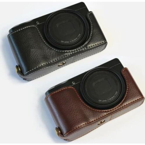 Genuine Real Leather Half Camera Case Grip for Ricoh GR III