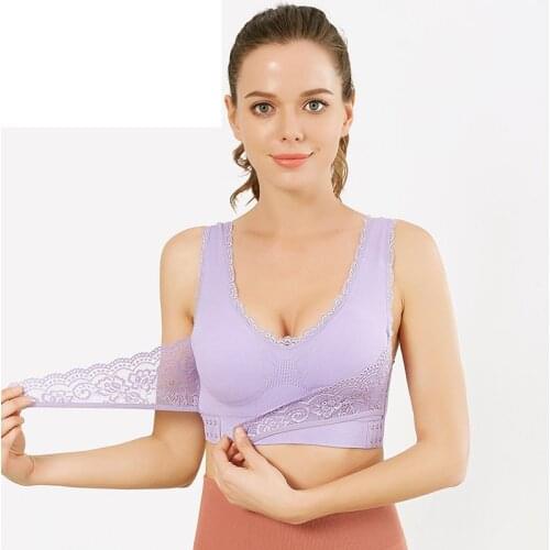 Maidy New Hot Sexy Comfortable sleep Bra Women Lace bralette Push Up Brassiere Full Cup Wire Free Lingerie bras 30-46 A-B-C-D