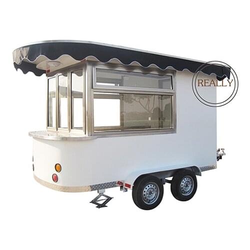 Tornado potato mobile food cart with yogurt machine pizza outdoor trailer