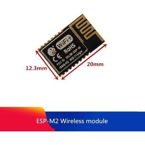 NEW ESP-M2 Wireless WiFi Module , Super high temperature, FCC/CE Certified, Long Distance and Low Power Consumption