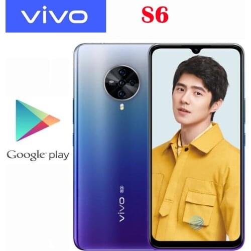 Original Official VIVO S6 5G SmartPhone Exynos 980 6.44inch 4500mAh 48.0MP 4 Rear Cameras Android 10 18W Charger 8G RAM 128G ROM