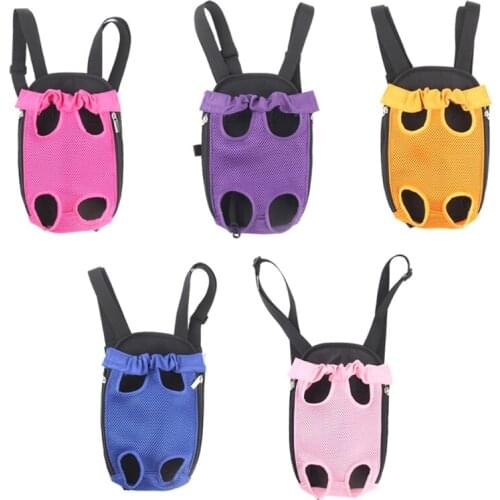 Pet Portable Carrier Backpack Breathable Soft Outing Bag for Dogs/Cats
