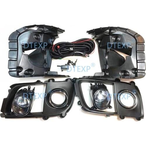 Full kit H11 with Bulb Fog Lamp Set for Evo 10 Fog Lamp Cover Fog Lamp Support and Silver Ring Cover for Evo X Not for Lancer