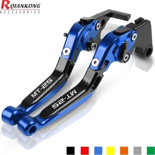 FOR YAMAHA MT-25 MT25 Mt25 2005-2006 Motorcycle Aluminum Adjustable Extendable Brake Clutch Levers Accessory mt25 Logo 2005 2006
