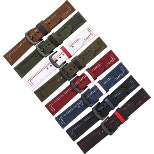 20mm/22mm band For Amazfit 42mm/47mm/GTR2/2e/stratos 3 GTS/2/2e/GTS2 Mini/GT Watch belt leather Bracelet Amazfit bip/pace strap