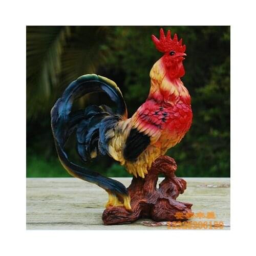 Statuette Home Rooster decoration Feng Shui lucky Home Furnishing decorations