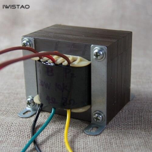 IWISTAO 20W Tube Amplifier Output Transformer Pull-Push Z11 Silicon Steel EI For Tube Amp Power Audio Horizontal installation