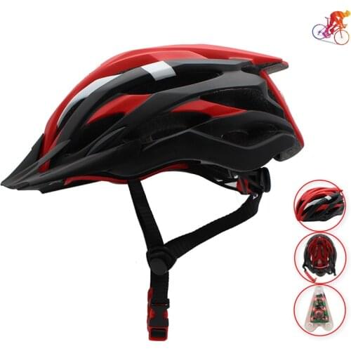 HOT Sale Ultralight Cycling Helmet Taillight Cap Intergrally-molded Mountain Road Bike MTB Helmets Casco de equitación