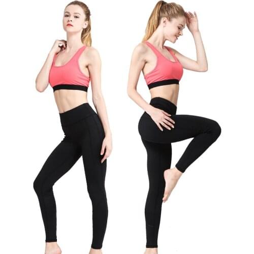 High Elastic Fitness Capris Tights Slim Running Sportswear Women Yoga Pants Quick Drying Untransparent Training Trousers