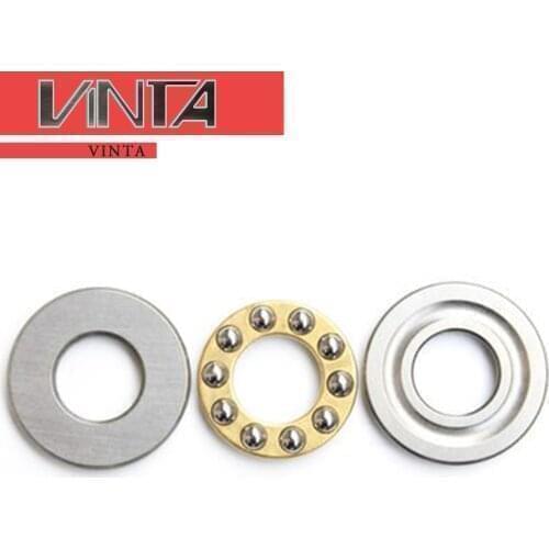 10-20pcs/lot F7-13M F7-15M F7-17M F8-14M Miniature Thrust Ball Bearing Flat Seat Brass Retainer Landing Gear Manual Transmission