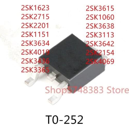 10PCS 2SK1623 2SK2715 2SK2201 2SK1151 2SK3634 2SK4019 2SK3436 2SK3365 2SK3615 2SK1060 2SK3638 2SK3113 2SK3642 2SK2154 2SK4069