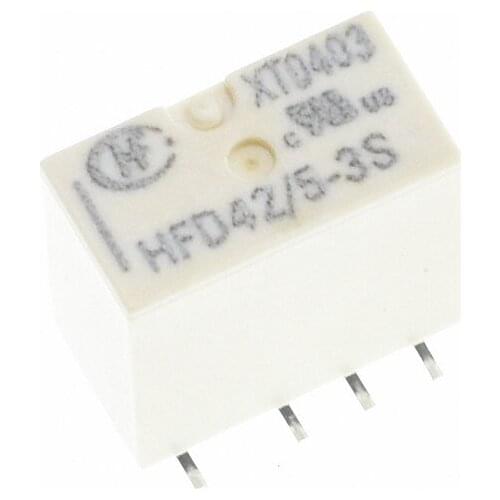 10PCS/lot Signal relay HFD42-5-3S HFD42-12-3S HFD42-24-3S 8PIN Two sets of conversions