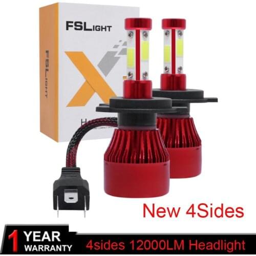 2pcs H1 H7 H11 LED Car Headlihgt H8 H9 H3 9005 9006 9012 Auto Headlamp 80W 20000LM LED Bulb Fog Light Car LED Lamp 6000K 12V