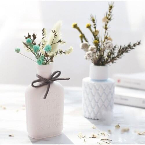 3D Flower Vase Silicone Mold Flower Urn Pot Concrete Resin Casting Mold Tools