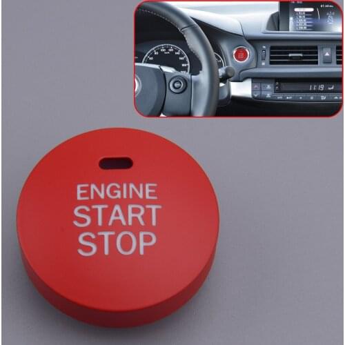 Car Engine Start Stop Button Switch Plastic Red fit for Lexus Subaru Toyota RAV4 Camry CHR Corolla Highlander Prius Alphard