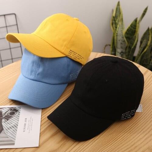 Summer Autumn Women Baseball Cap Letter Printing Adjustable Cotton Sun Hat Street Fashion Men Baseball Cap Kpop Hat