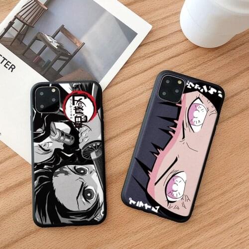 For Samsung Galaxy S9 S10 S20 FE S21 Plus S8 A51 A71 A50 A70 A72 A52 A32 A02 A12 A21S A02S A40 A41 Japan Anime Demon Slayer Case