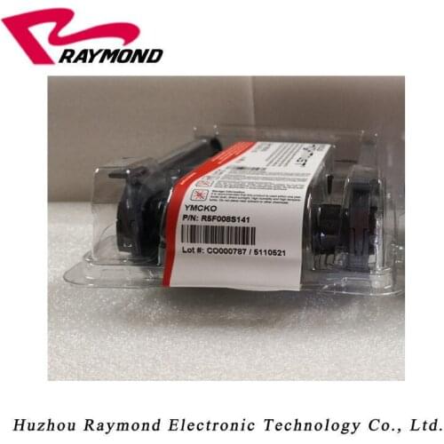 Evolis R5F008S141 ( replaces of R5F008S14 ) YMCKO Color Ribbon - 300 images,work with zenius and primacy card printer