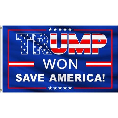 Trump Won Flag Make Votes Count Again 2024 High Quality 100D Polyester Customized Hanging 3X5Double Stitched Two Grommets