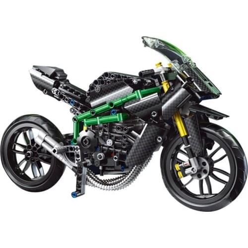 Mould KingYuxing 23002 Chuanqi H2R Motorcycle Model Static Version Children Puzzle Assembly DIY Building Blocks Toy