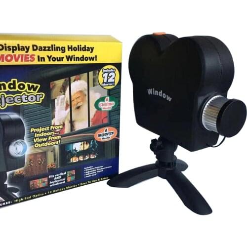 Halloween Holographic Projection Window Display Laser Stage Lamp Christmas Spotlights Projector Projector Lamp Halloween Lights