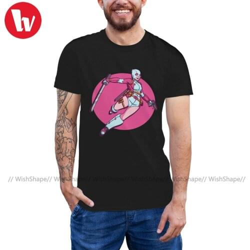 Gwenpool T Shirt Gwenpool T-Shirt 100 Cotton Funny Tee Shirt Mens Print Plus size Casual Short Sleeves Tshirt
