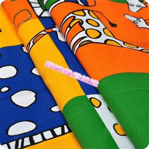 Cotton curtains, tablecloths and cushions can be customized
