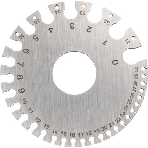 Welding tools Stainless Steel Wire Gauge Weld Diameter Gauge Welding Inspection Inch Measuring Gauges fpr Measurement Tool
