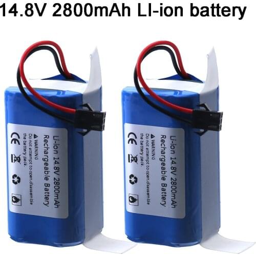 Vacuum Cleaner Li-ion 14.8V 2.8Ah Battery for CONGA EXCELLENCE 990 Ecovacs Deebot N79/N79S/DN622 Eufy Robovac 11/11S/12/15C/35C