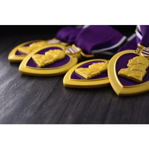 4pcs/lot American Purple Hearts medal badge