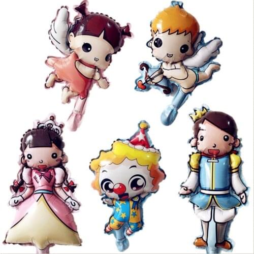 Mini Fairy Queen Princess Balloon Little Angel Princess Aluminum Film Balloon Fairy Balloon Birthday Girl