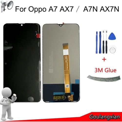 6.2" AAA Original LCD For Oppo A7 CPH1901 AX7 LCD Display Touch Screen Digitizer Assembly For Oppo A7N AX7N LCD Replacement