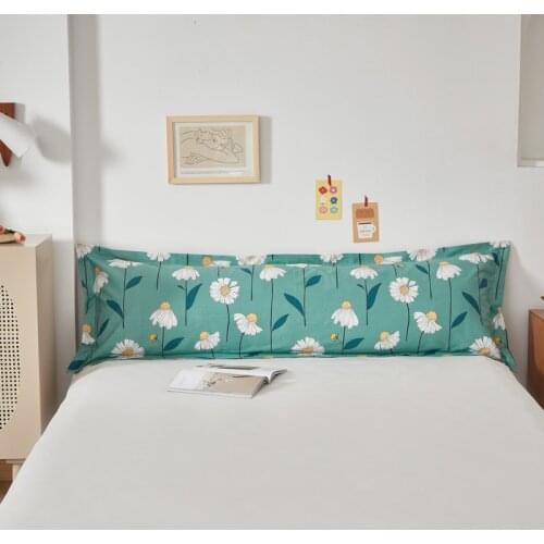 Flowers Print Long Pillowcase 120/150/180cm Bedding Body Pillow Case Soft Comfortable Lovers Double Pillow Cover