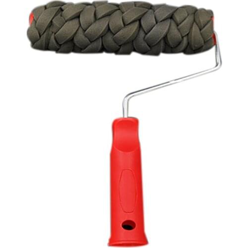 Pattern Paint Roller Tool Environmental Protection Stamp Painting Decorative Cylinder Tools Imitate Stone for Wall