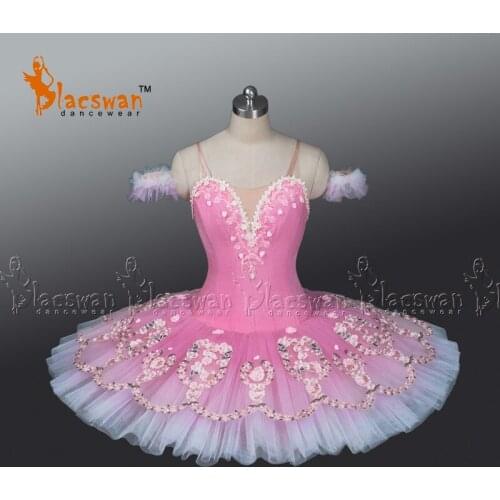 Princess Florina Swan Lake Professional Ballet Tutu BT651 Waltz of the Flowers Ballet Dress Pink Fading Classical Ballet Tutus