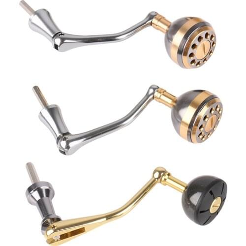 Fishing Reel Handle Aluminum Alloy Folding Rocker Grip Pill Spinning Wheel Long Cast Wheel Handle Fishing Reel Part