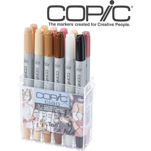Japans original copic three two one generation 12 colors kit art Marker pen set ciao12pcs sketch professionals