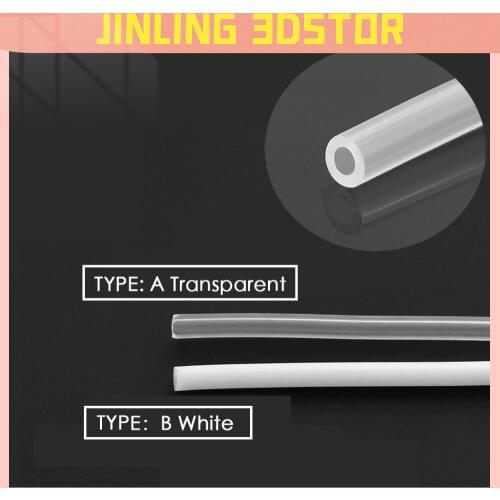 1M PTFE Tube Teflonto TL-Feeder hotend Rostock Bowden Extruder 1.75mm Filament ID 2mm OD 4mm Cloned Capricornus Tube for Ender 3