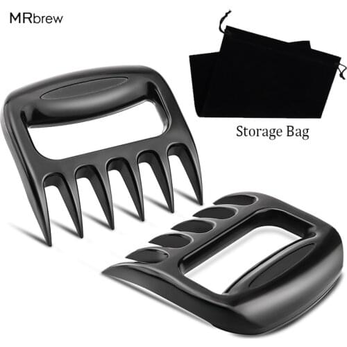 2Pcs Bear Claws Barbecue Fork Manual Pull Meat Shred Pork Clamp Roasting Fork Kitchen BBQ Tools Pull Shred Pork Shredde BBQ Tool