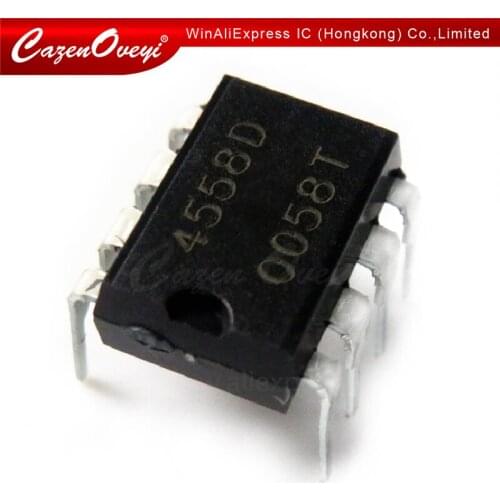 20pcs/lot JRC4558D NJM4558D JRC4558 NJM4558 4558D DIP-8 In Stock