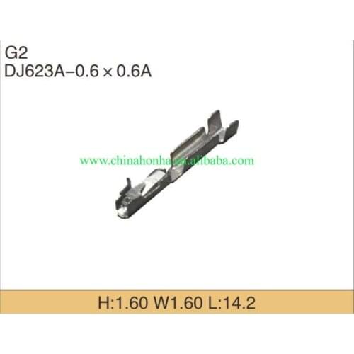 Free shipping 100pcs auto 0.6 small terminal crimp pins used for auto 81pin ECU connector 1J0906385C loose terminals