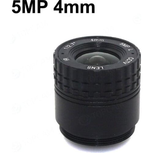 Free Shipping 5 Megapixel 4mm Lens CS Mount HD 1/2.7 For Day/Night CCD/CMOS CCTV Security IP Camera