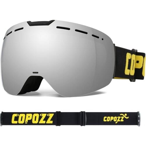 COPOZZ professional ski goggles 2s quick replace lens Anti-fog Skiing Glasses Snowboard ski glasses Ski Mask for Men Women