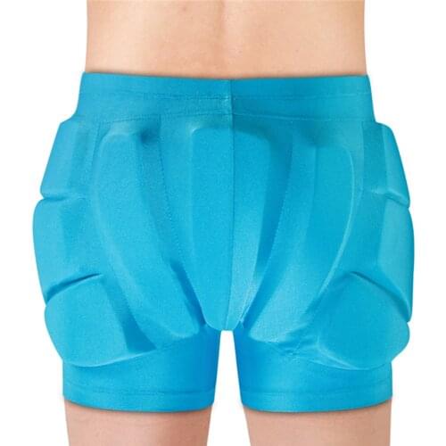 3D Kids Protective Padded Shorts Boys Girls Hip Butt Tailbone Protection Shorts For Snowboarding Skating Skiing Breathable